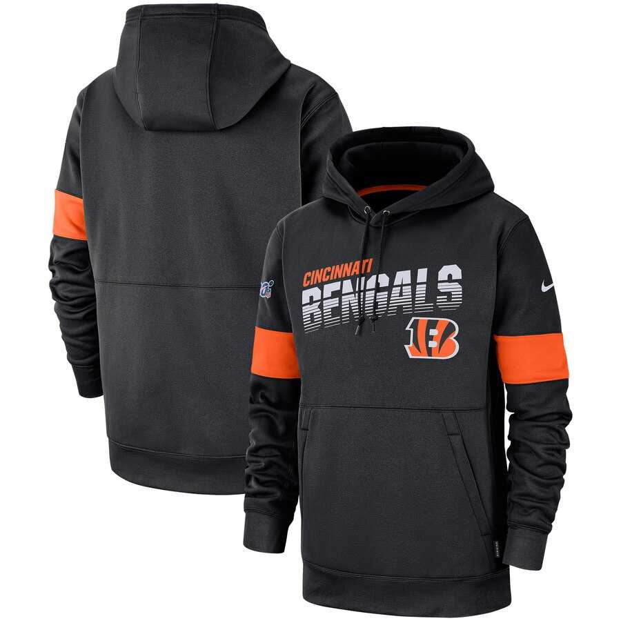 Cincinnati Bengals Nike Sideline Team Logo Performance Pullover Hoodie Black,We sell and wholesale Cincinnati Bengals Nike Sideline Team Logo Performance Pullover Hoodie Black on line form chian!